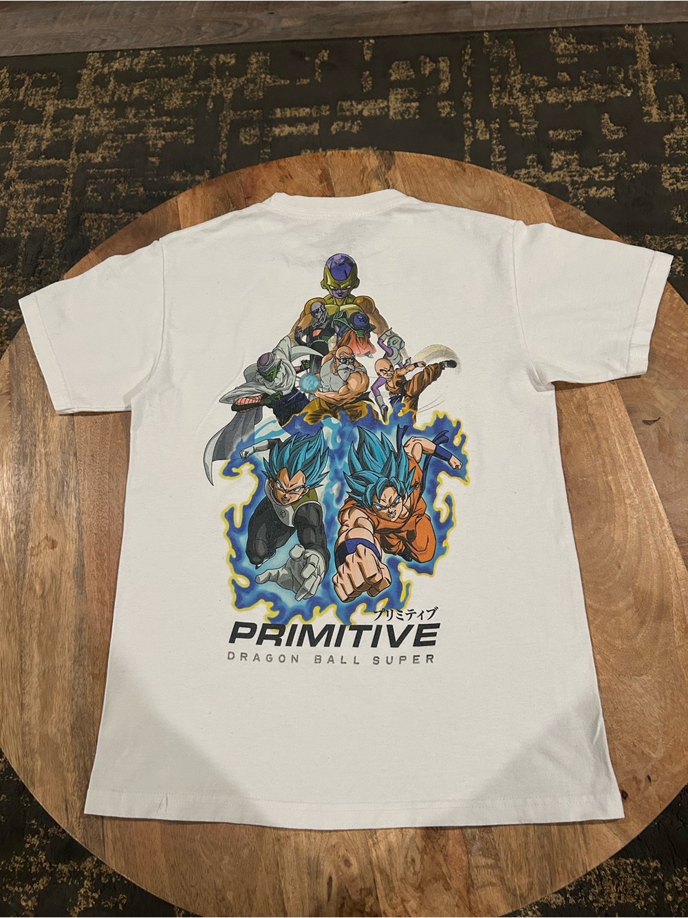 Primitive White Dragon Ball Super Back Graphic Tee